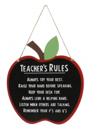 teacher rules, great gift idea for teachers